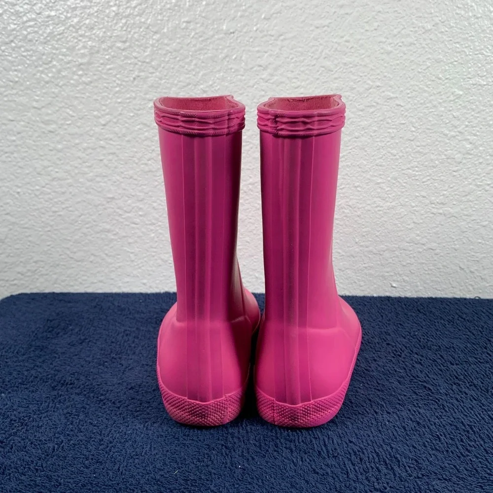 Hunter Boots Toddler Size 7 Pink Waterproof Rain